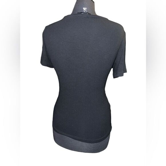 🐘 Lea & Viola Black Wrap Shirt - Picture 2 of 3